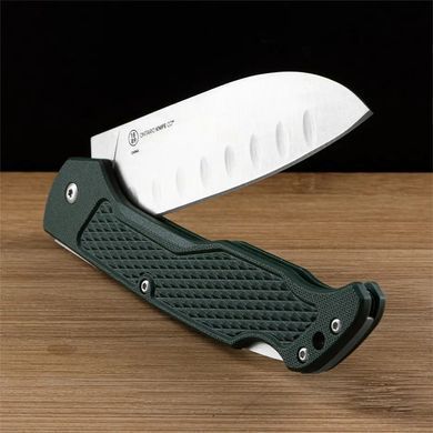 Нож Ontario Knife Camp Plus Santoku ц:green