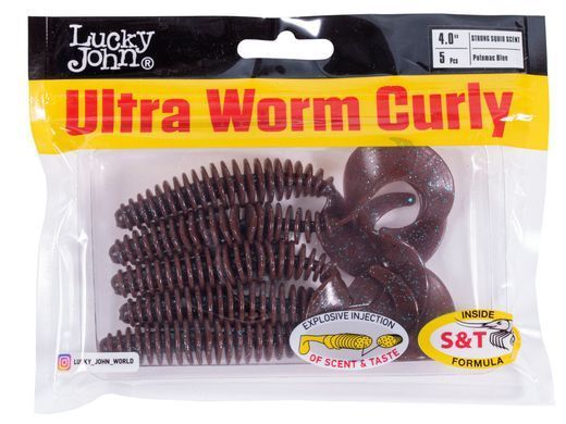 Твістер силікон. ULTRAWORM CURLY LJ Pro Series 4 "/ S19 *5