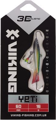 Балансир Viking Fishing Yeti Ice Jig 60mm 16.0g #02 Green Glam