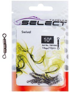 Вертлюжок Select YM1046 тройной size 10 10 шт.