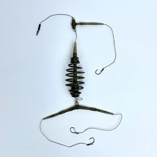Оснащення Fishing Rain №2 для лову карася "ПРУЖИНА", (3 гачки, #10), 30гр.