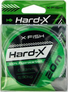 Флюорокарбон X-Fish Hard-X 20m (clear) 0.33mm 5.90kg