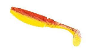 Силикон Nomura Rolling Shad (съедобный) 50мм 1гр. цвет-087 (yellow red glitter) 10шт