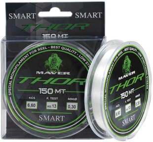 Леска Smart Monofilo Thor 150m (clear) 0.30mm 13lb/6.6kg