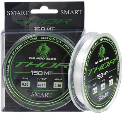 Леска Smart Monofilo Thor 150m (clear) 0.30mm 13lb/6.6kg