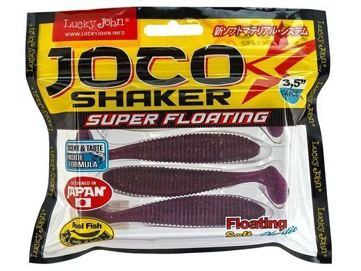Виброхвосты съедобные LJ Pro Series JOCO SHAKER 3.5in (08.89)/F03 4шт.