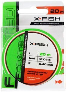 Флюорокарбон X-Fish FCoated 20m 0.40mm 12.0kg
