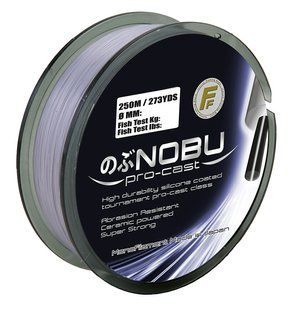 Леска Lineaeffe FF NOBU Pro-Cast 0.40мм 250м. FishTest-20,00кг (серая) Made in Japan