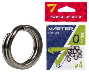 Кольцо заводное Select Master Ring #4 6mm (10 шт/уп)