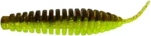 Силикон FishUP Tanta 2.5" #203 - Green Pumpkin/Flo Chartreuse (8шт/уп)