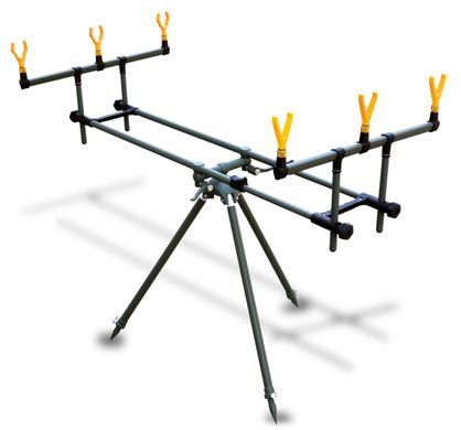 Підставка Lineaeffe Rod-pod Set для трьох вудлищ + чохол 0,8 / 1,24м х 0,50м х 0,70 / 1,10м