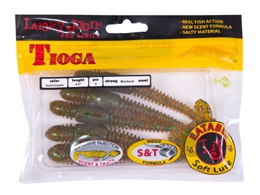 Віброхвіст силікон. TIOGA LJ Pro Series 4,5 "/ PA19 *5