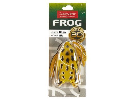 Приманка-жаба гумова поверхня незачеп. FROG LJ Pro Series 2,6" / 15,5g / 001 *6