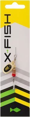 Блесна X-Fish Spike №1 2.5g Gold black lime