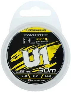 Флюорокарбон Favorite U1 FC 30m #1.75/0.22mm 7.6lb/3.46kg