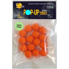 Бойли Плаваючі Флюоро SunFish Pop-Up Кисла Груша 8mm 15шт (SF201657)