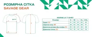 Футболка Savage Gear Marine UV T-Shirt M Sea Blue