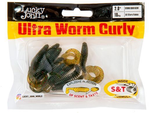 Твістер їстівні штучні LJ Pro Series ULTRAWORM CURLY CURLY 2,0in (05.00)