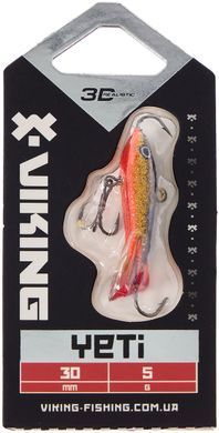 Балансир Viking Fishing Yeti Ice Jig 30mm 5.0g #10 Golden Dark