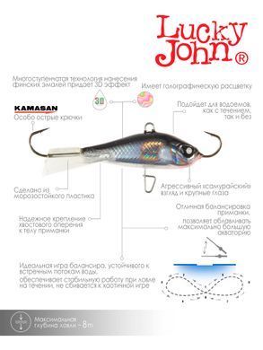 Балансир Lucky John BALTIC 4 40мм/13H