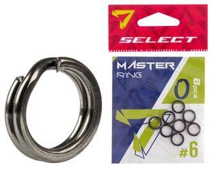 Кольцо заводное Select Master Ring #6 8mm (8 шт/уп)