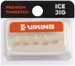 Мормышка вольфрамовая Viking Fishing Round+drop 0.18g 2.5mm Cu (5шт)
