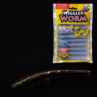 Слаги съедобные искусственные LJ Pro Series WIGGLER WORM 05.84/PA19 9шт.