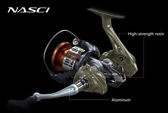 Катушка Shimano Nasci FD 1000 5+1BB 5.0:1